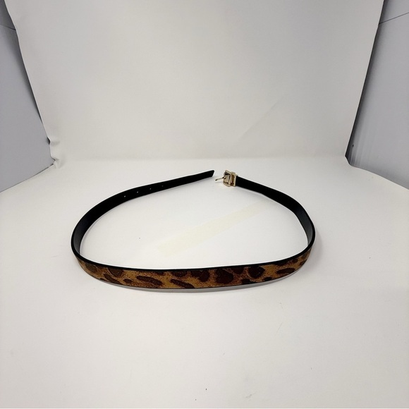 Michael Kors Leopard Print Leather Belt – Size Small main image 9